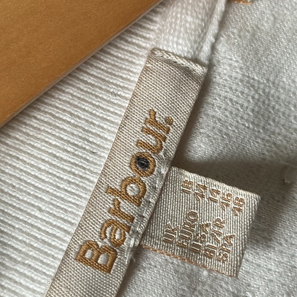 Barbour Kelsey Jacquard Overlayer Cotton Blend Bomber Jacket - Picture 11 of 11